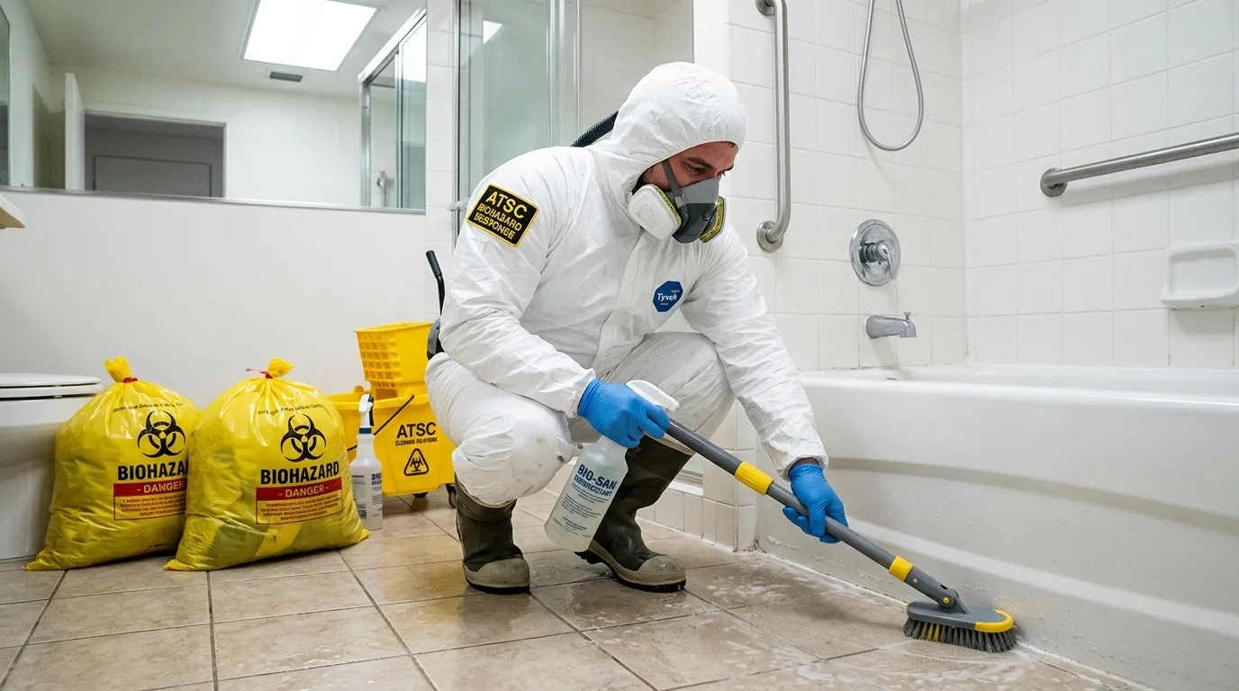 Decontamination equipment deployed for Blood Cleanup in Corcoran